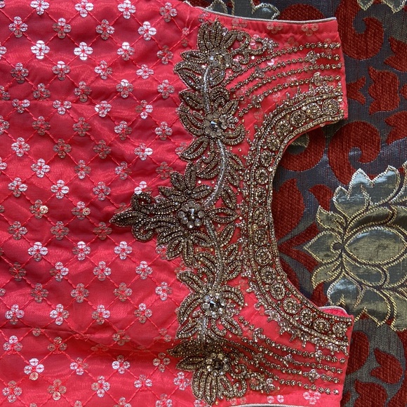 Net palazzo kameez women party suit - Picture 2 of 3